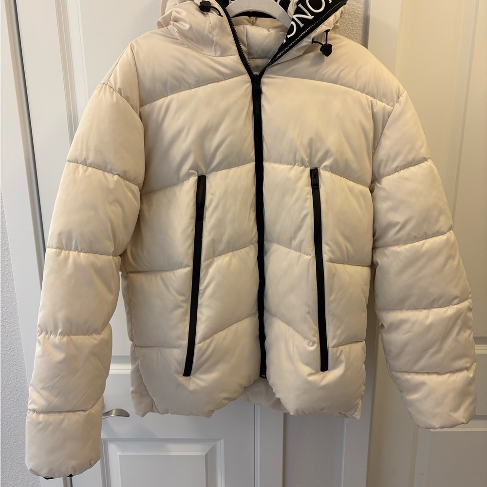 Moncler Montcla White Down Puffer Jacket